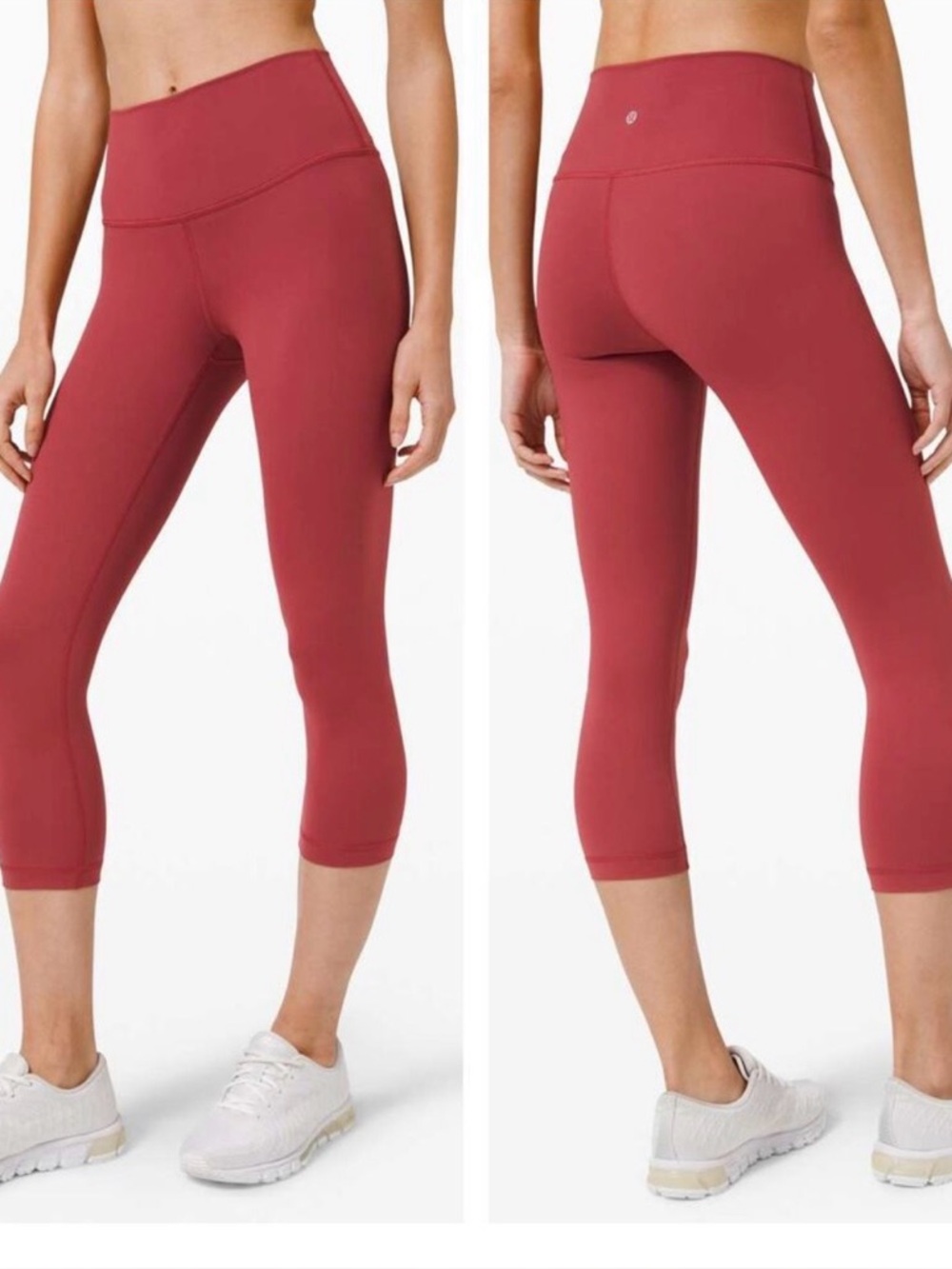 Lululemon Wunder Under High-Rise Crop 21" Chianti Red Capri Legging